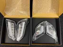 Piaggio Vespa Blinkerset LED SCHWARZ vorne und hinten