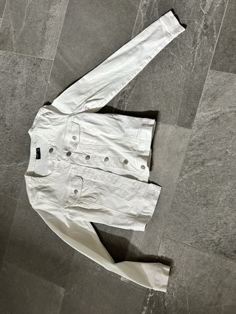 Jeansjacke weiß, neu
