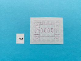 ATM  1987, Typ A7Ax, Wertziffer 0005, postfrisch **