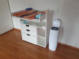 Wickeltisch Ikea inkl. Windeleimer Angelcare
