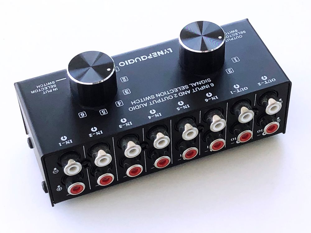 6-Kanal-Audiosignal-Wahlschalter, Stereo Signal Switcher (Neu (gemäss ...