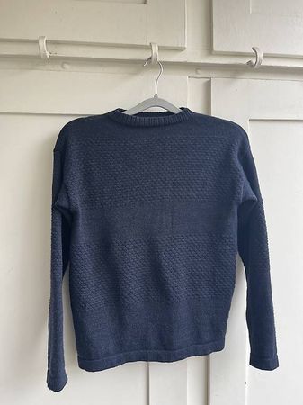 Pullover 100% Wolle Damen XS navy