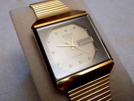 Rado Diastar, Quartz, Day Date, 11 Diamanten auf Std-Indexe