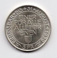 (1328) CH, 5 Franken, 1939, Luzern, stgl