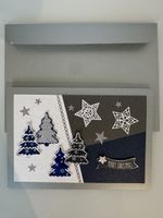 Weihnachtskarte handgemacht ✨