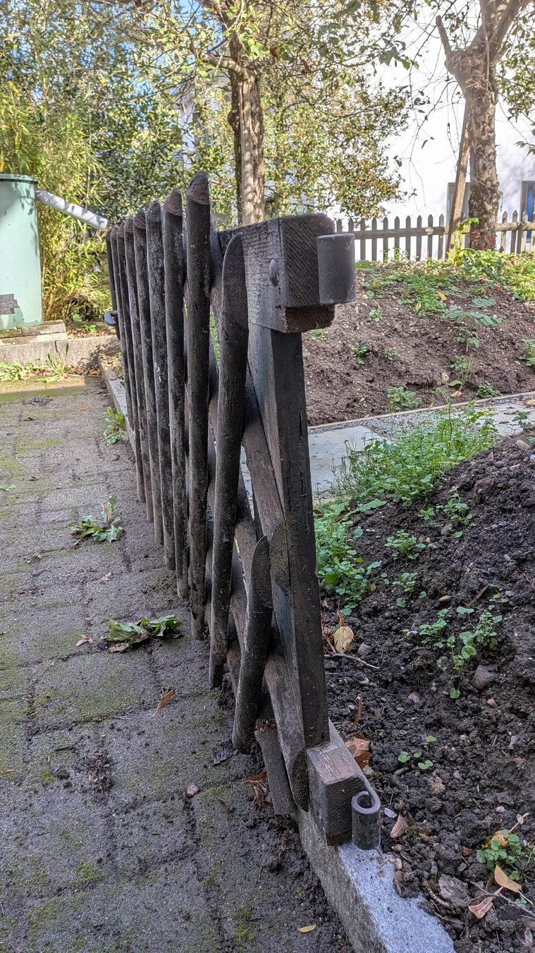 Sichtschutz: Gartentor - Holz - gebrauchter Zustand – Gebraucht aus Winterthur von Noki44 3