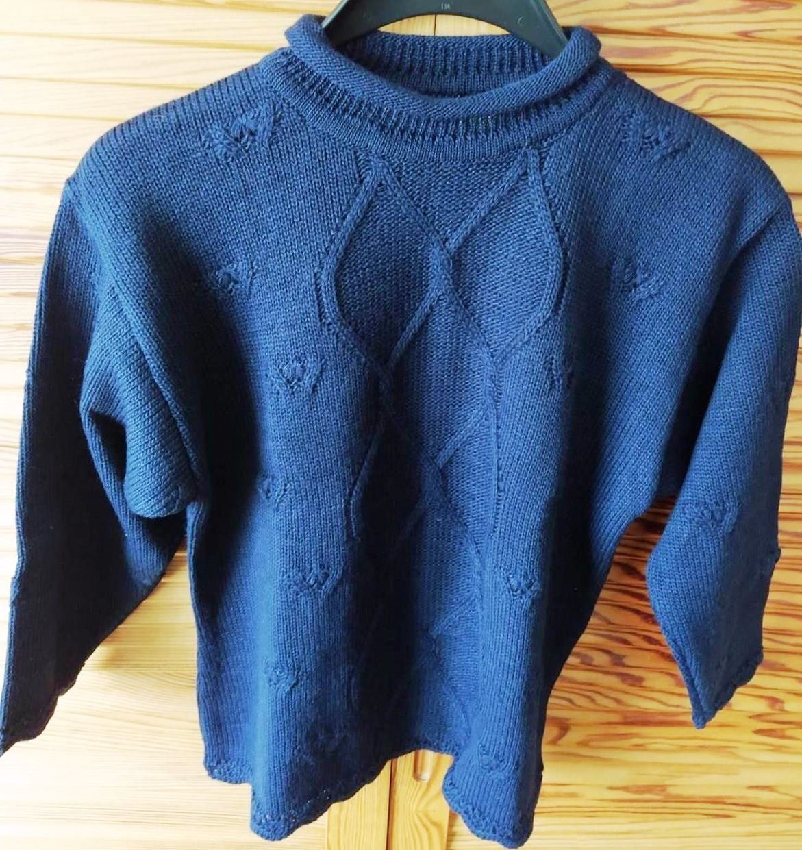 Maglioni & Felpe: Pullover mit Strickmuster - Grösse: 122 / 128 - – Nuovo (secondo la descrizione) da Zürich venduto da -italo- 1