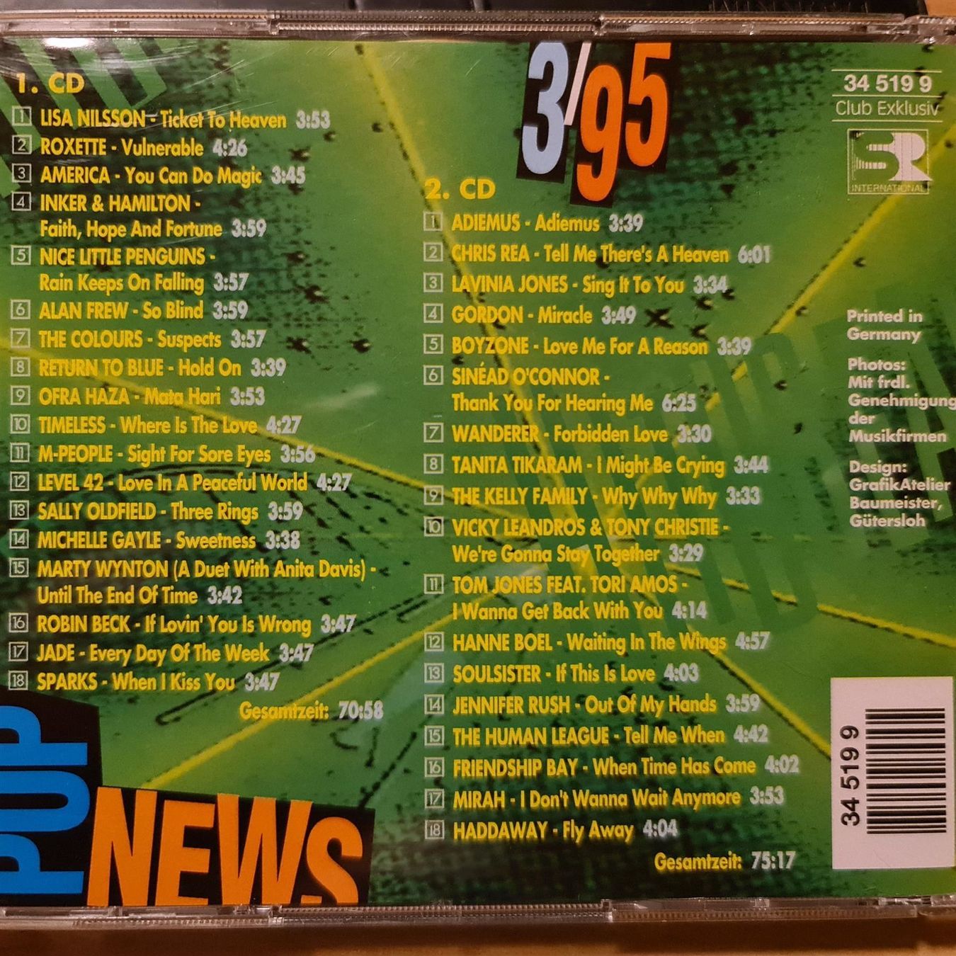 CD: CD Hitbreaker 3/95 – Usato da Dintikon venduto da Vexi 1