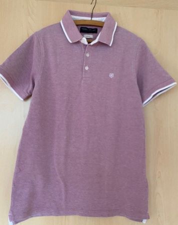 Kurzarm Poloshirt Gr. M in Rosenrot – Perfekt für den Som...