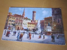 No 11 antike Postkarte FIRENZE AB NUR 75 RP