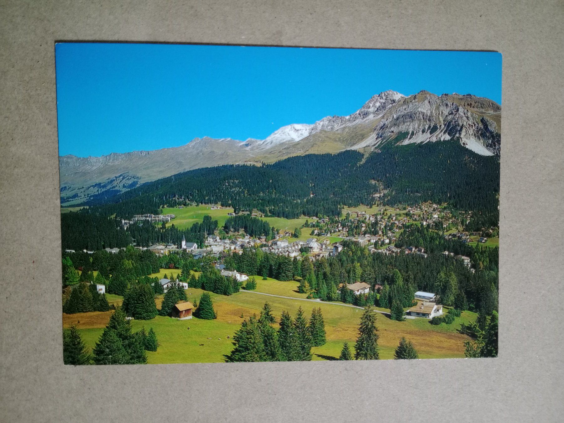Ansichtskarten: Lenzerheide Valbella Graubünden Gesamtansicht – Gebraucht aus Küttigen von Melisch1000