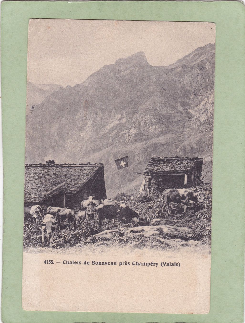 Cartoline postali: Chalets de Bonaveau près Champéry 1913 – Usato da Herisau venduto da Lisegrat2008