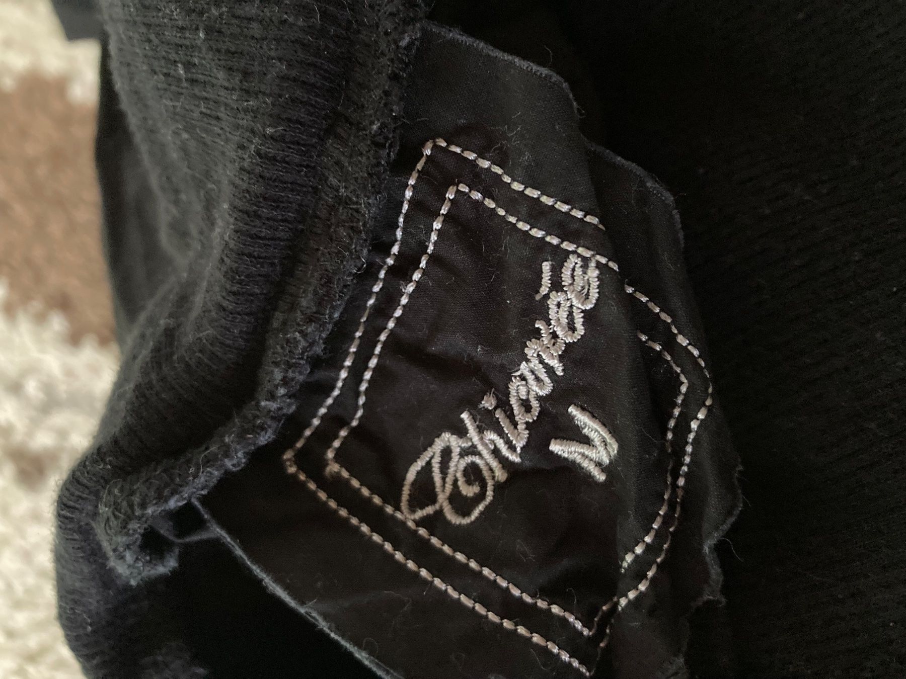 Jeans: Cargo Hose schwarz mit hohem elast. Bund Gr M – Usato da Uesslingen venduto da manu-ela41 3