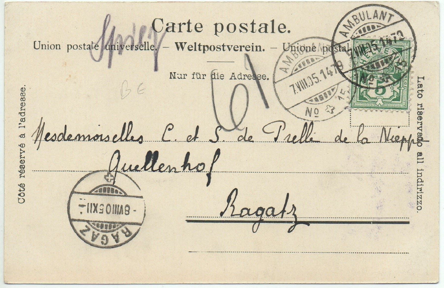Cartoline postali: SPIEZ – Usato da Jona venduto da philajona 1
