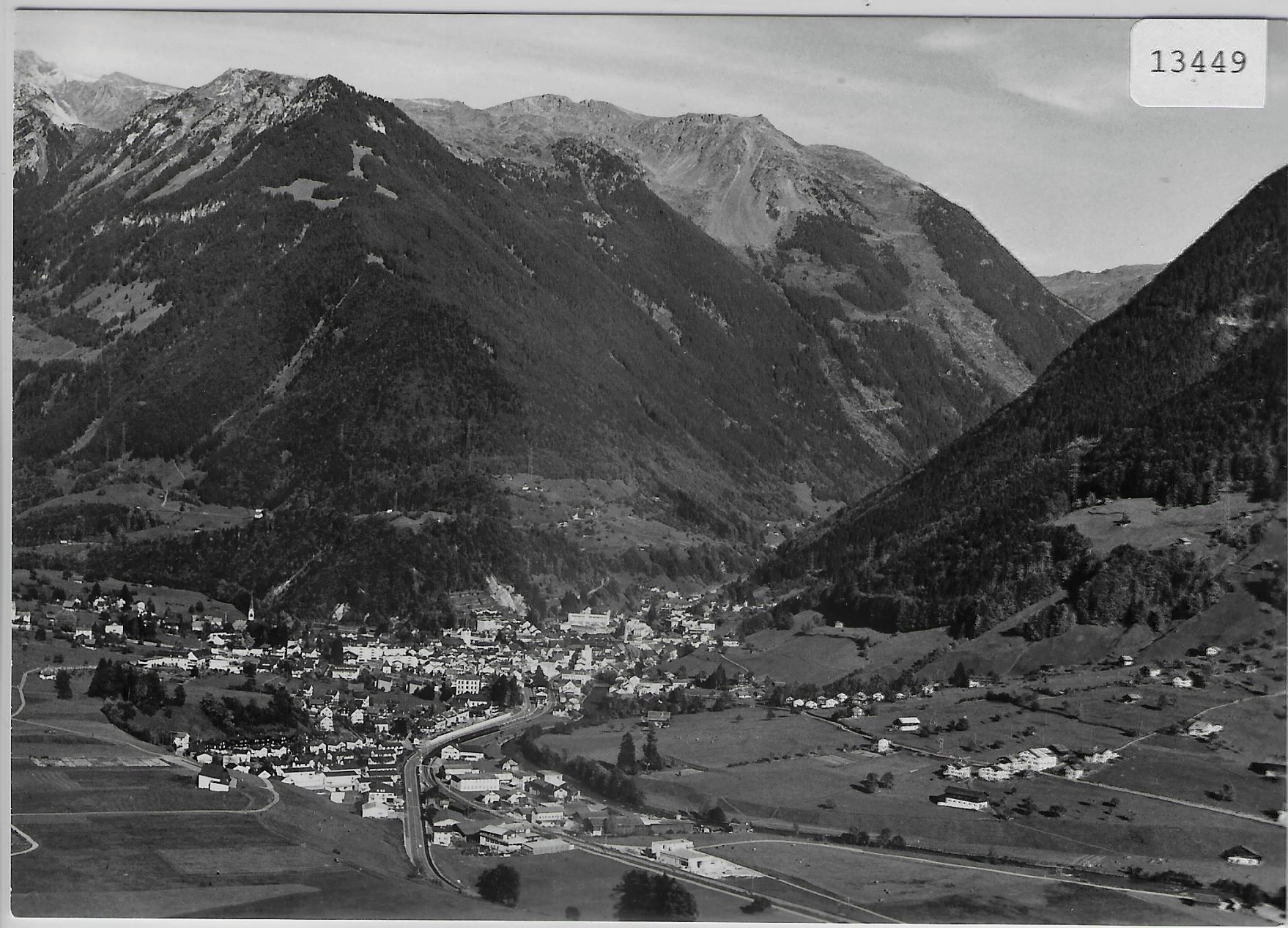 Cartoline postali: Flugaufnahme Schwanden GL – Antico da Ettingen venduto da Kartenplanet