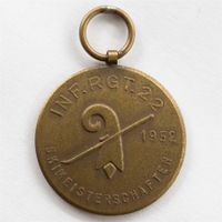 Medaille Inf. Rgt. 22 Basel 1952 Militär