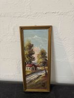Gemälde mit Signatur (42 x 18 cm)Nr 191