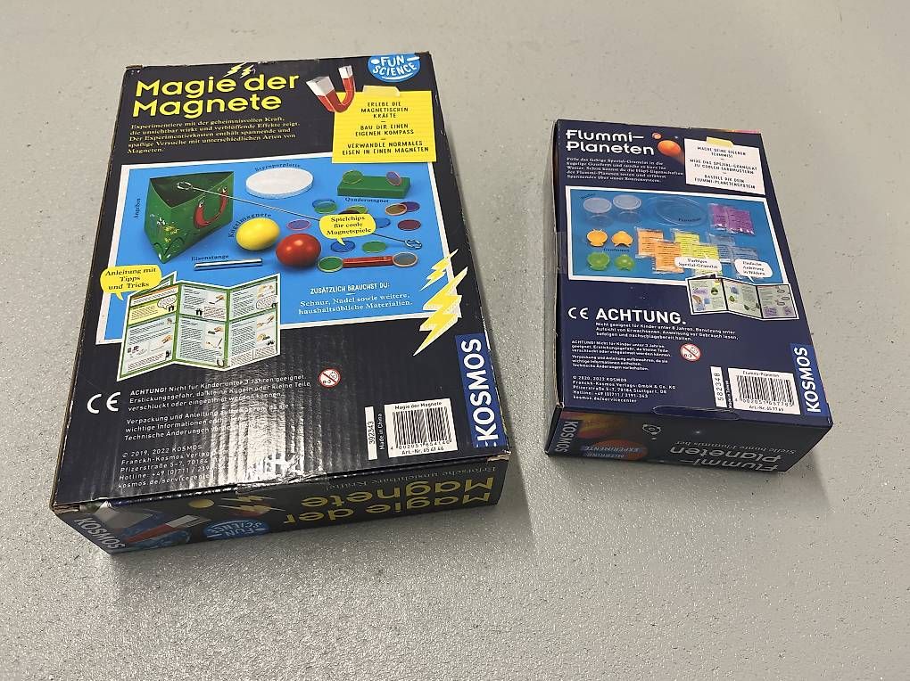 Spiele: 2 Kosmos Experimente (Magnete & Flummi-Planeten) – Neu und originalverpackt aus Thun von Dak5 1