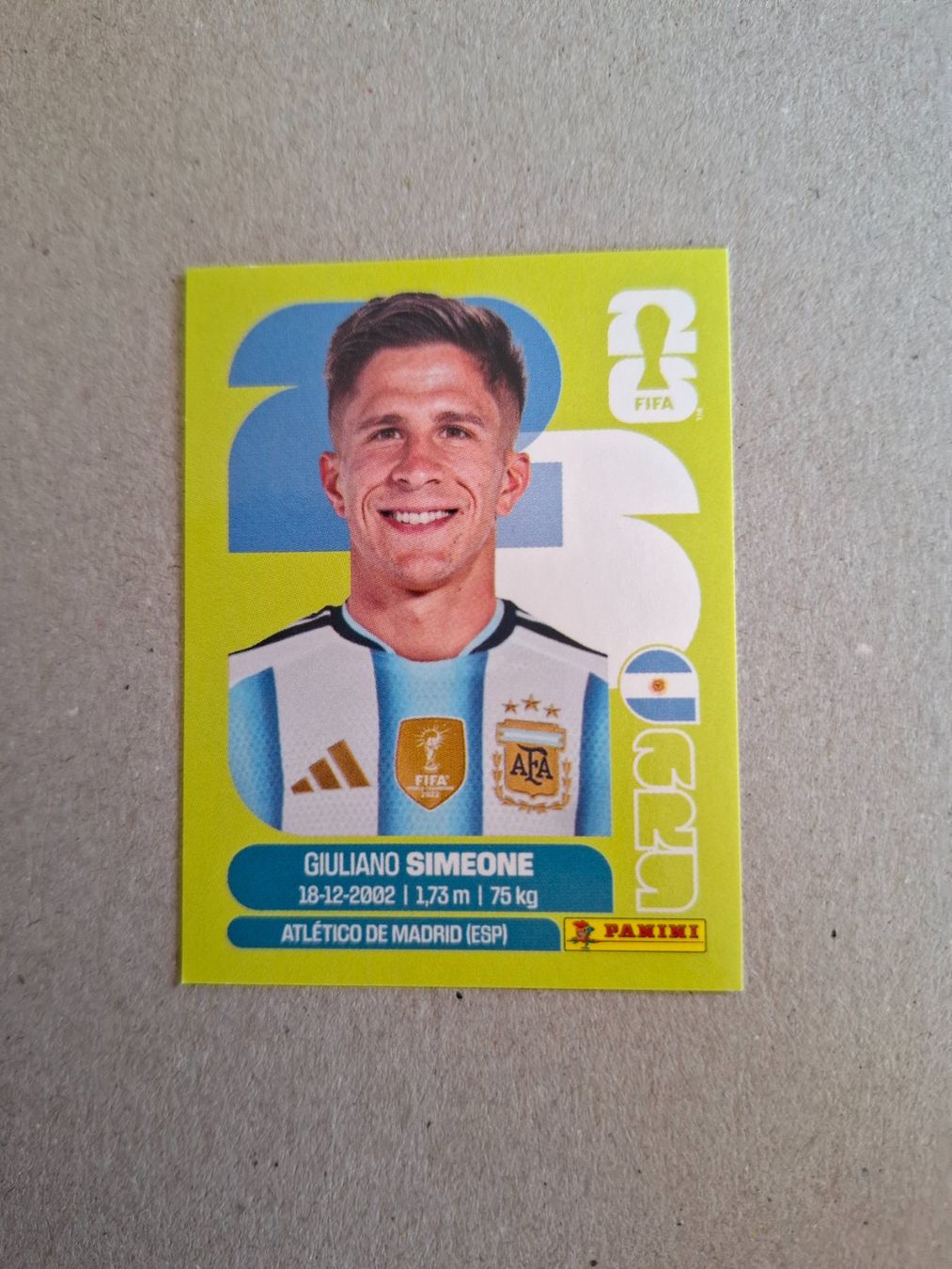 Panini Carte collezionabili: PANINI FIFA 2026 ARG 20 – Usato da Courtelary venduto da man_d69d