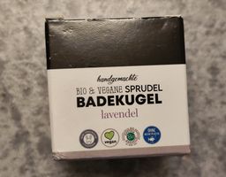 Bio Sprudel Badekugel Lavendel, Handgemacht aus Österreich