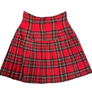 RED CHECKERED 90S Y2K VINTAGE ROCK COLLEGE STYLE M
