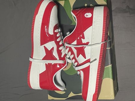 A Bathing Ape Bape Sta white/red