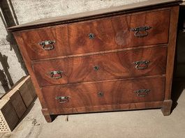  Antike Biedermeier Kommode (Nussbaum/Kirschbaum)  um 1830