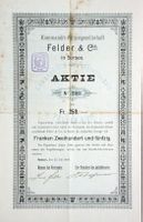 Kommandit-AG Felder & Cie. in Sursee - 1899
