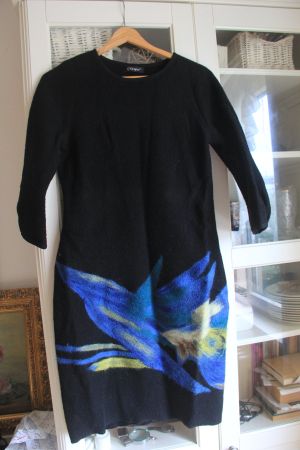 Vintage Kleid aus 100% Wolle