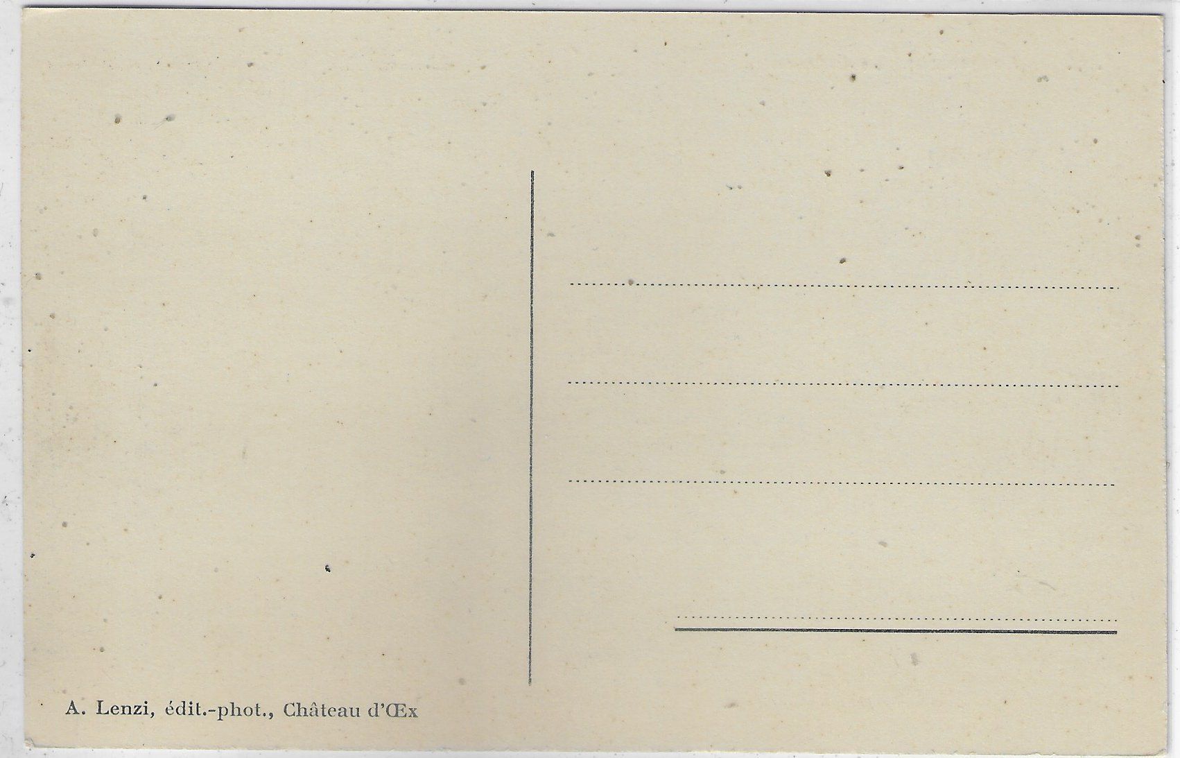 Cartoline postali: Rougemont - Le Chateau – Usato da Ettingen venduto da Kartenplanet 1