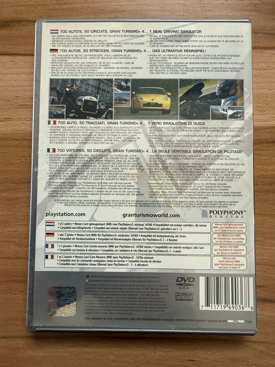 Giochi: PS2-Game Gran Turismo 4 Platinum – Usato da Grenchen venduto da Bastet007 1