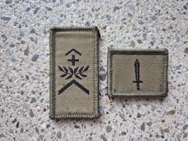 *** Abzeichen Set Wachtmeister Militärpolizei mit klett ***