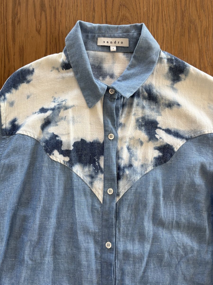 Sandro Camicette: Jeanshemd von Sandro / Size 1 – Usato da Zug venduto da bia_v6gf 1