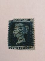 Two Pence Blue 1855 