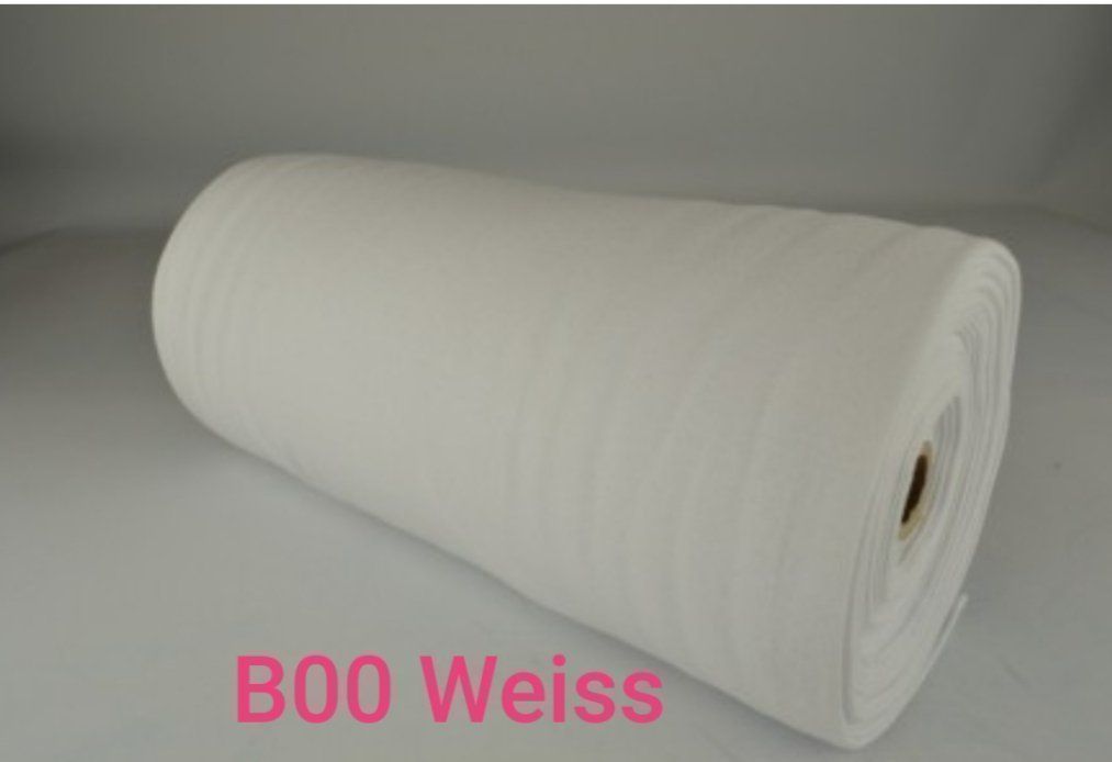 Stoffe: Bündchen weiss Uni – Neu und originalverpackt aus Steg im Tösstal von J.Kreisl