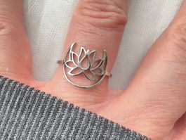 Bague Lotus - Lotus Edelstahlring