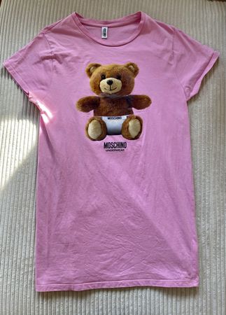 Moschino Underwear T-Shirt Kleid Nachthemd Pink Gr. XS