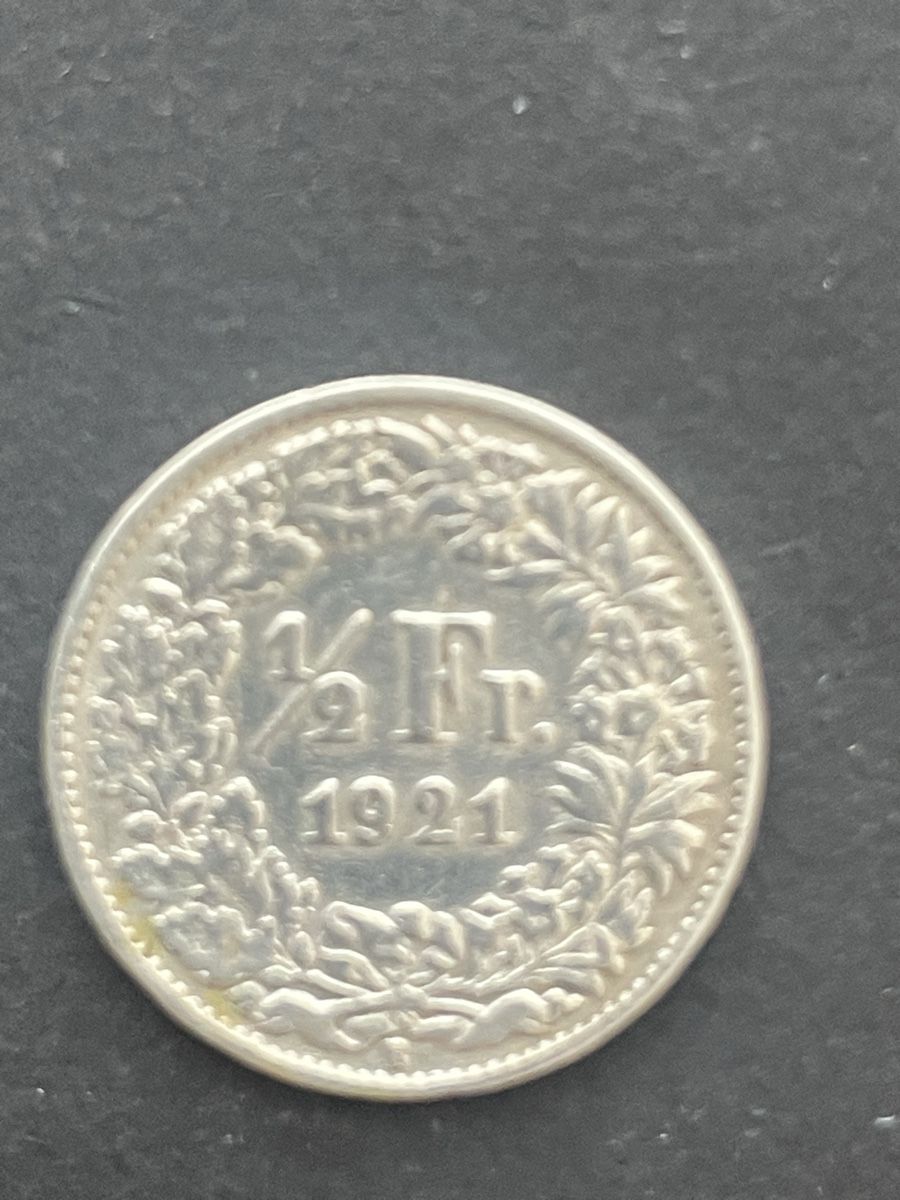 Alle Münzen: -.50 Silber CH Jahr 1921 – Gebraucht aus Meierskappel von Hala03 1