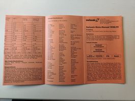 Swissair Data Manual 1990/91