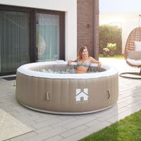 19913 - Outdoor Whirlpool SPASUN Pool Spa Aufblasbar - Beige