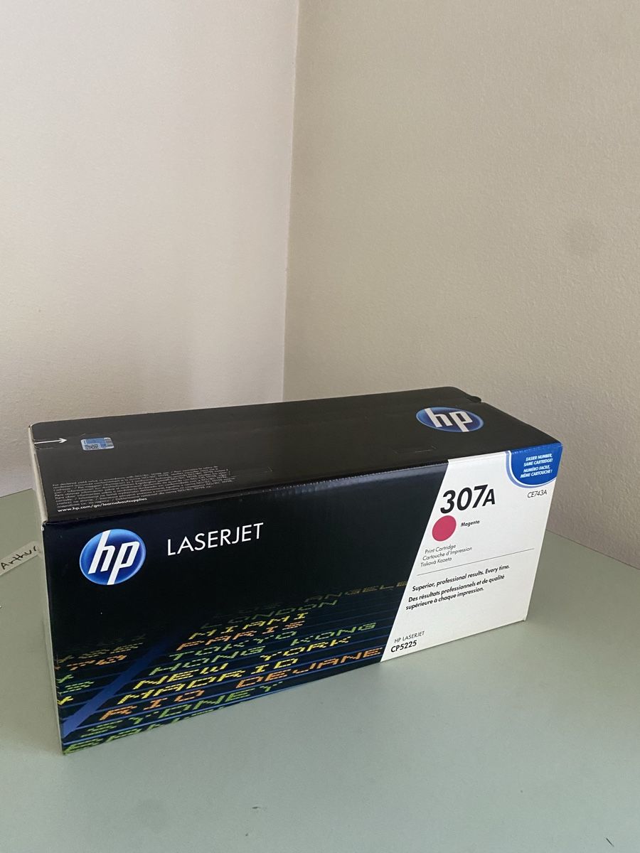 Hewlett Packard Cartucce per stampanti & toner: HP LASERJET 307 A magenta Druckerpatrome – Nuovo e nell'imballaggio originale da burgdorf venduto da kaethiduebi