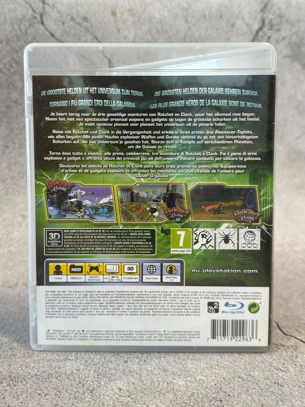 Spiele: Ratchet & Clank Trilogy: HD Collection [PS3] – Gebraucht aus Niederwil SO von  1