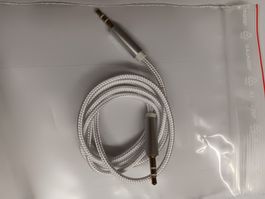 Neues 3.5mm Aux-Kabel, Audiokabel, Klinkenstecker, Weiss