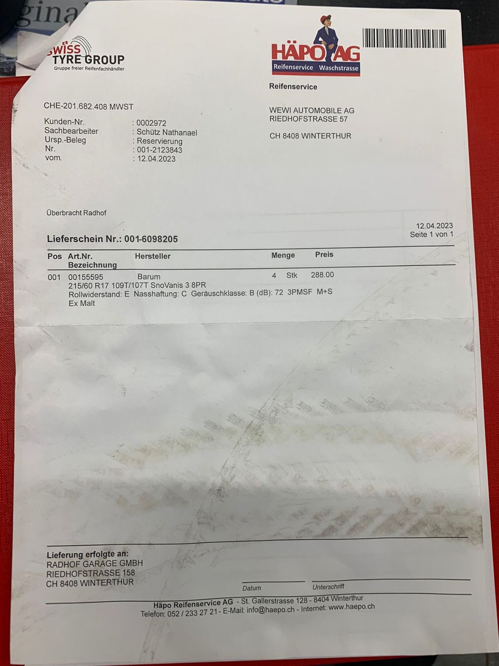 Gamaparts Pneumatici & Ruote complete: Winterräder 17" VW T6 Multivan – Usato da Winterthur venduto da WEWi-Ersatzteile 3