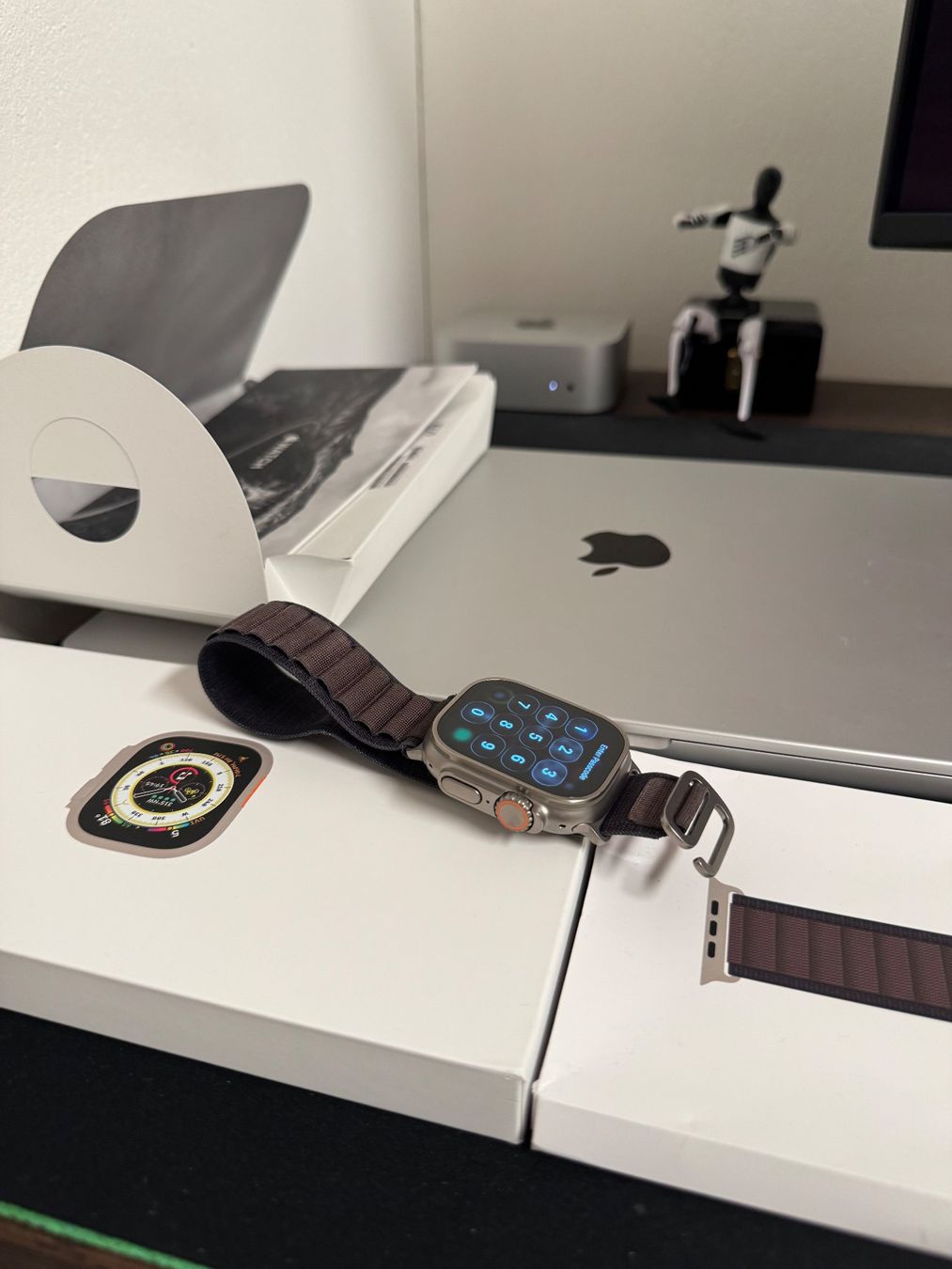 Apple Smartwatch: Apple Watch Ultra Natural Titanium – Usato da Schübelbach venduto da Rahnmont 1