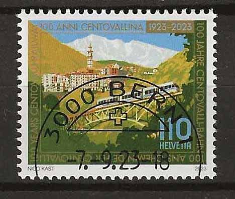 Alle Briefmarken: M1972 - 100 ans Centovali  1er jour – Gebraucht aus Trélex von Phil_Albert