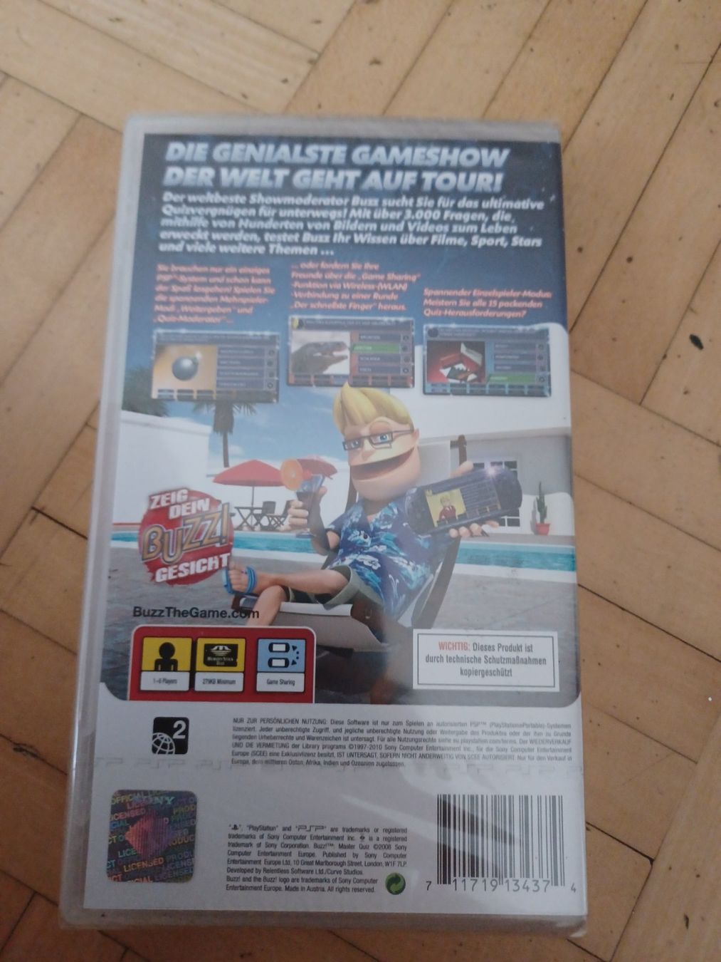 Sony Giochi: Spiel Buzz Master Quiz PSP Essentials originalverpackt – Nuovo e nell'imballaggio originale da Eggersriet venduto da Alphohi 1