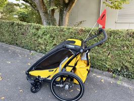 Thule Chariot Fahrradanhänger 1er Sport inkl Jog Kit