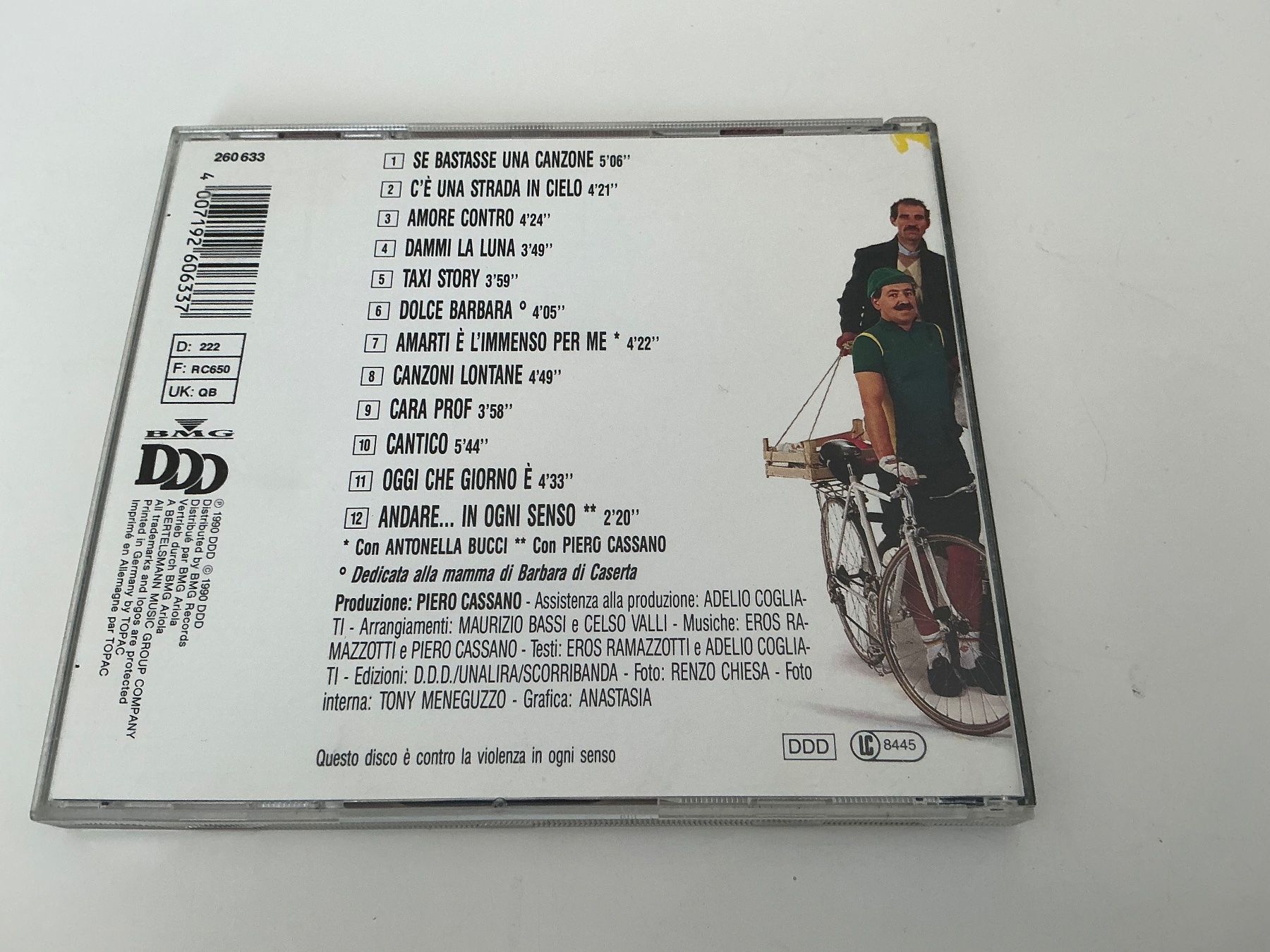 CD: Eros Ramazzotti / In Ogni Senso / 1990 – Usato da Dübendorf venduto da Troll_88 1