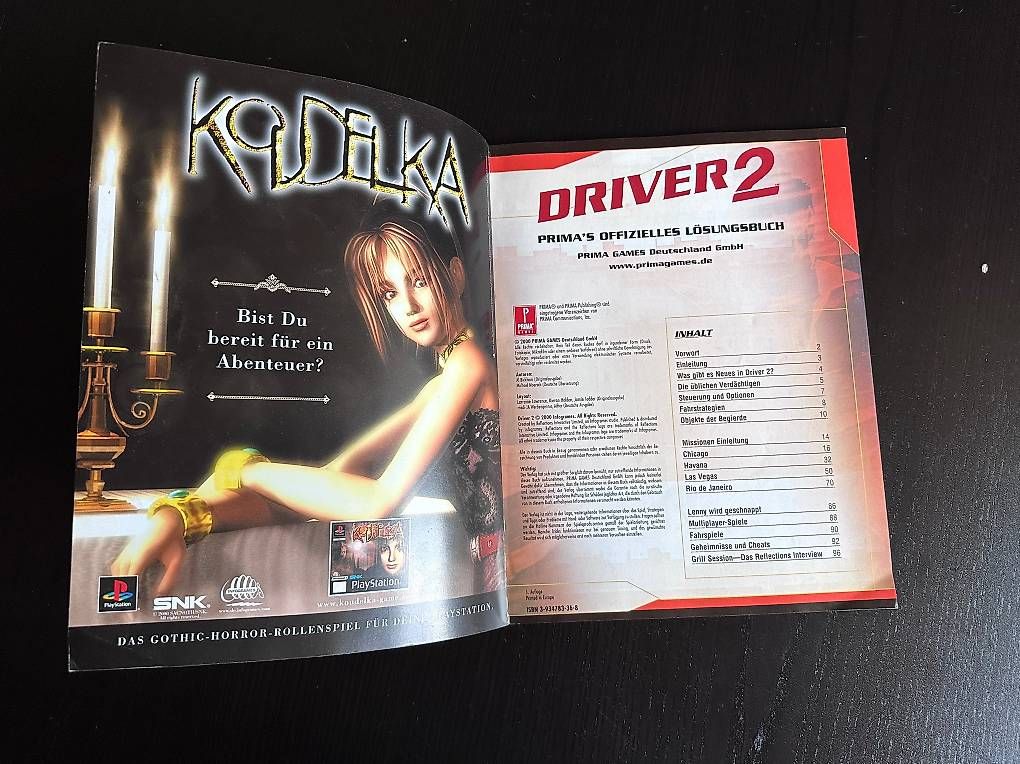 Livres: DRIVER 2 Lösungsbuch – Neuf avec emballage d'origine à Häfelfingen par fantastico44 2
